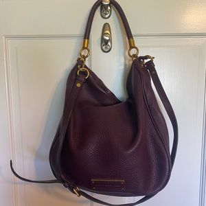 Marc by Marc Jacobs burgundy hobo bag
